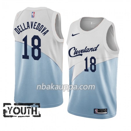 Cleveland Cavaliers Matthew Dellavedova 18 2018-19 Nike Sininen Valkoinen Pelipaidat Swingman - Lasten